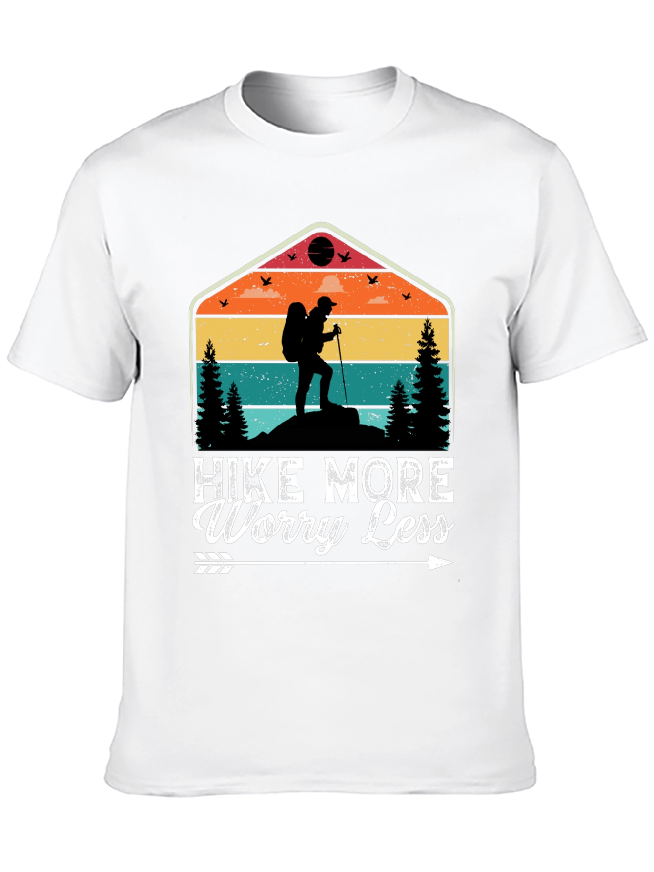 Hike More Worry Less Graphic Tee