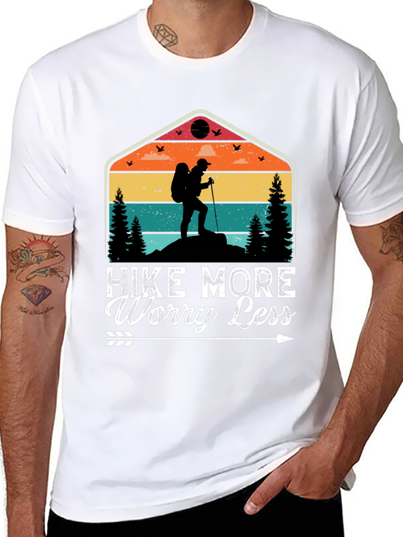 Hike More Worry Less Graphic Tee