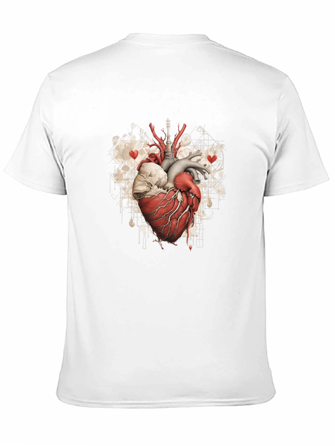 Anatomical Heart Graphic Tee - Black