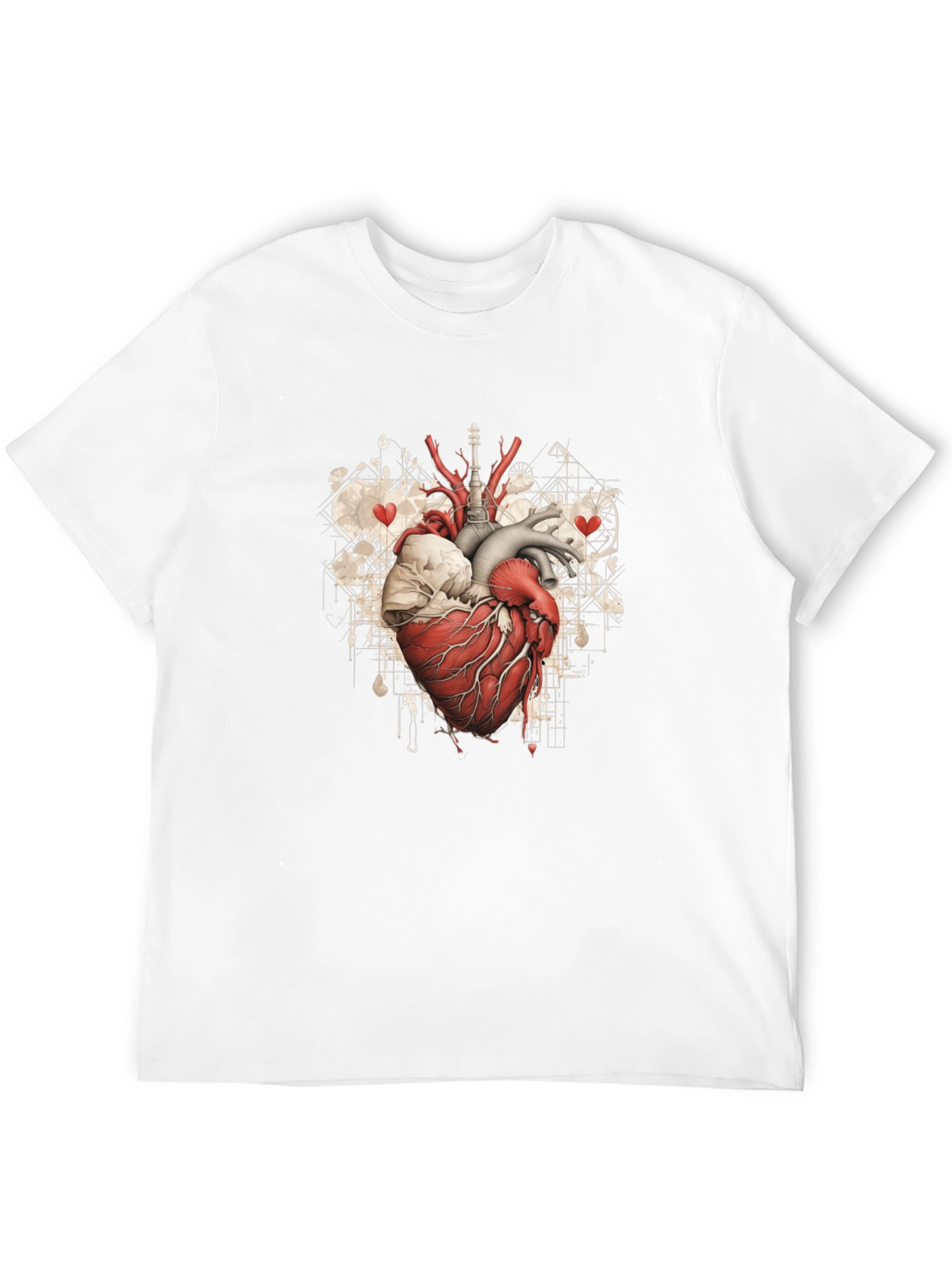 Anatomical Heart Graphic Tee - Black