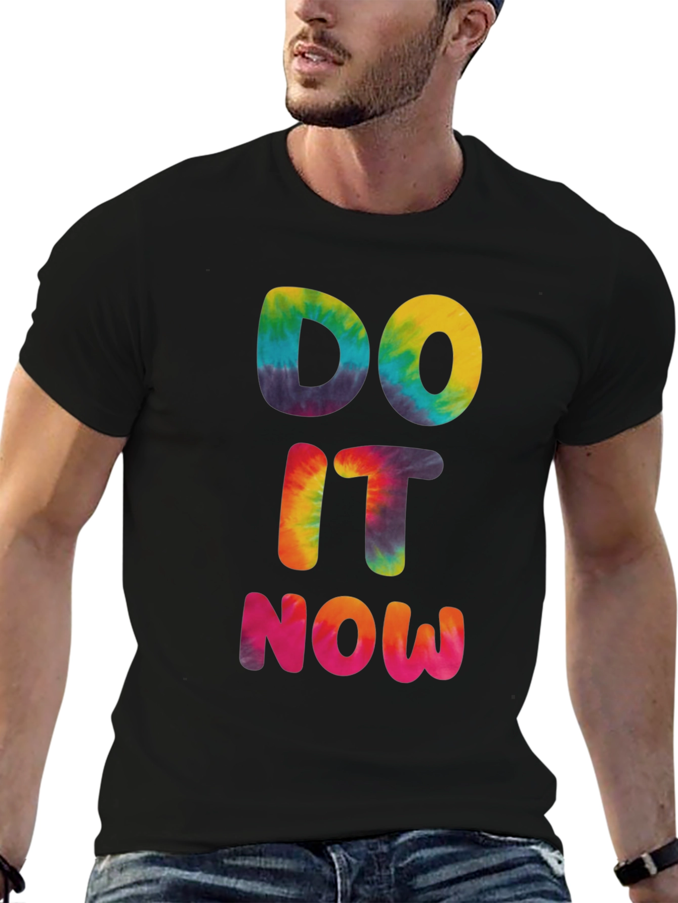 Tie Dye Do It Now Graphic T-Shirt