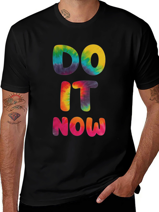 Tie Dye Do It Now Graphic T-Shirt