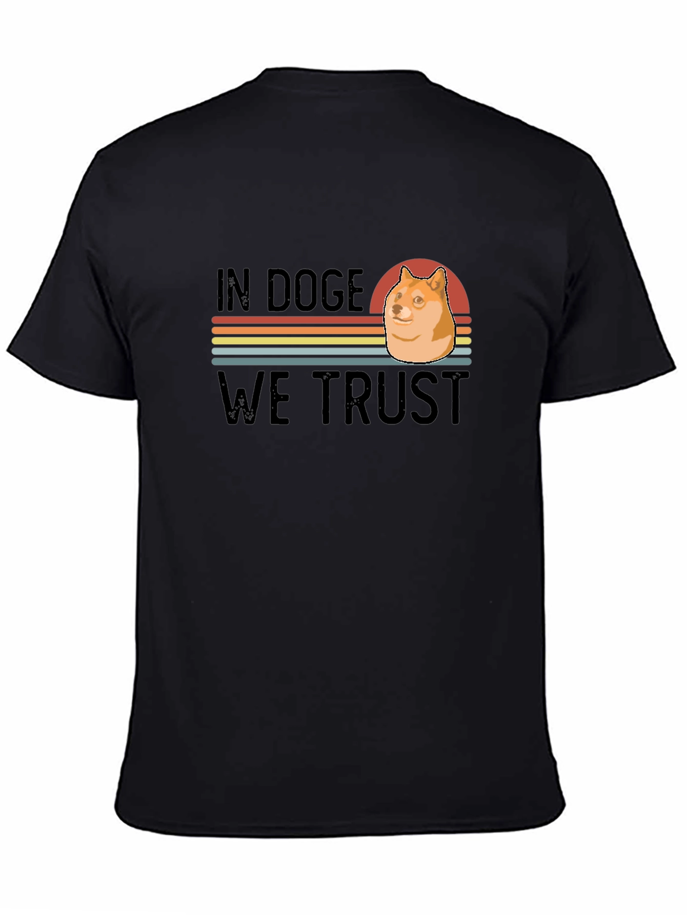 In Doge We Trust T-Shirt – Retro Meme Crypto Tee