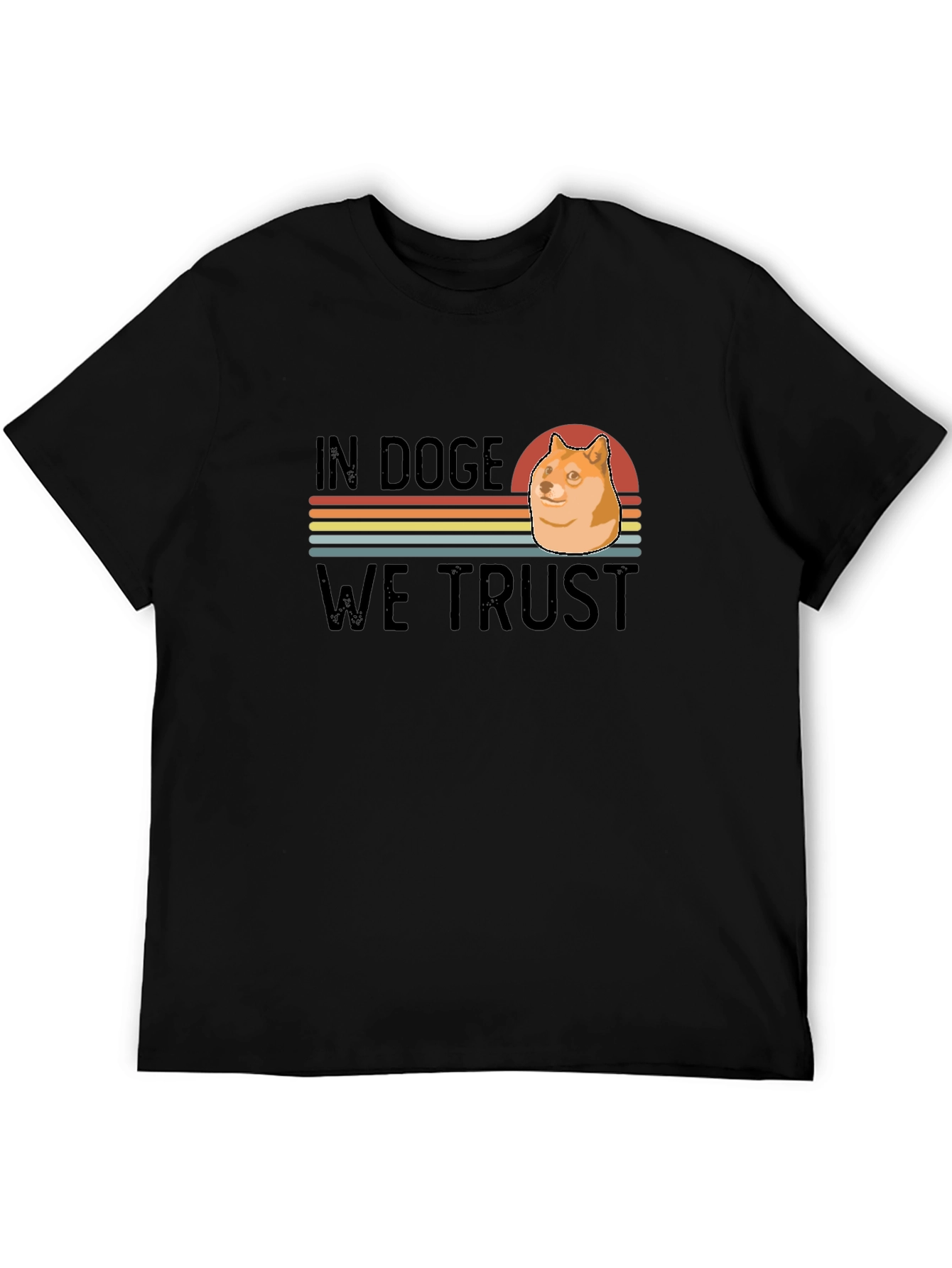 In Doge We Trust T-Shirt – Retro Meme Crypto Tee