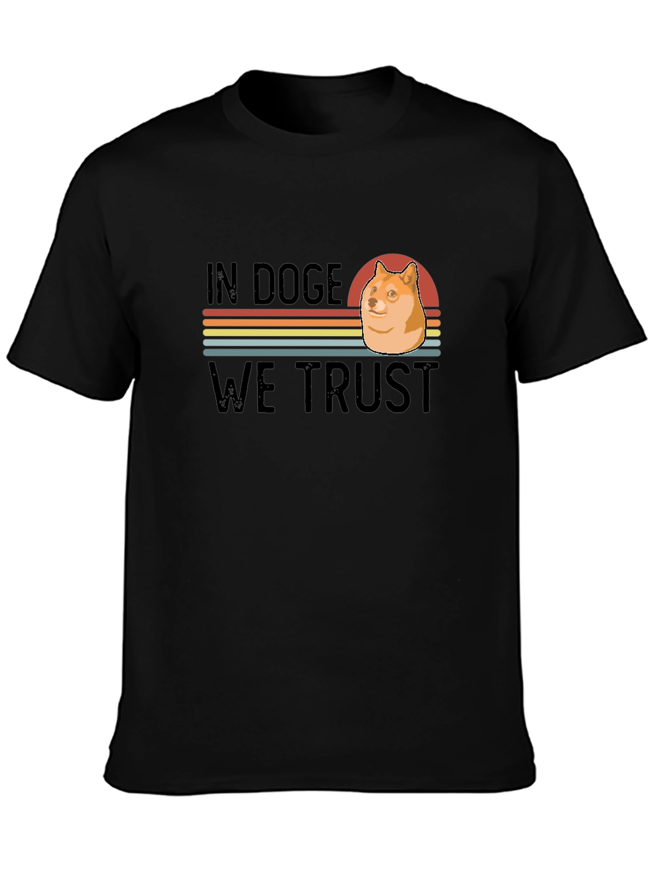 In Doge We Trust T-Shirt – Retro Meme Crypto Tee