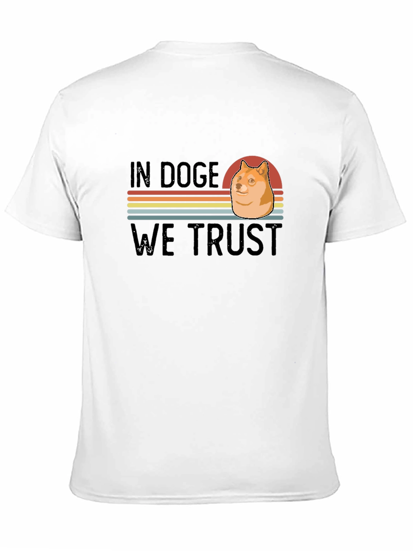 In Doge We Trust T-Shirt – Retro Meme Crypto Tee