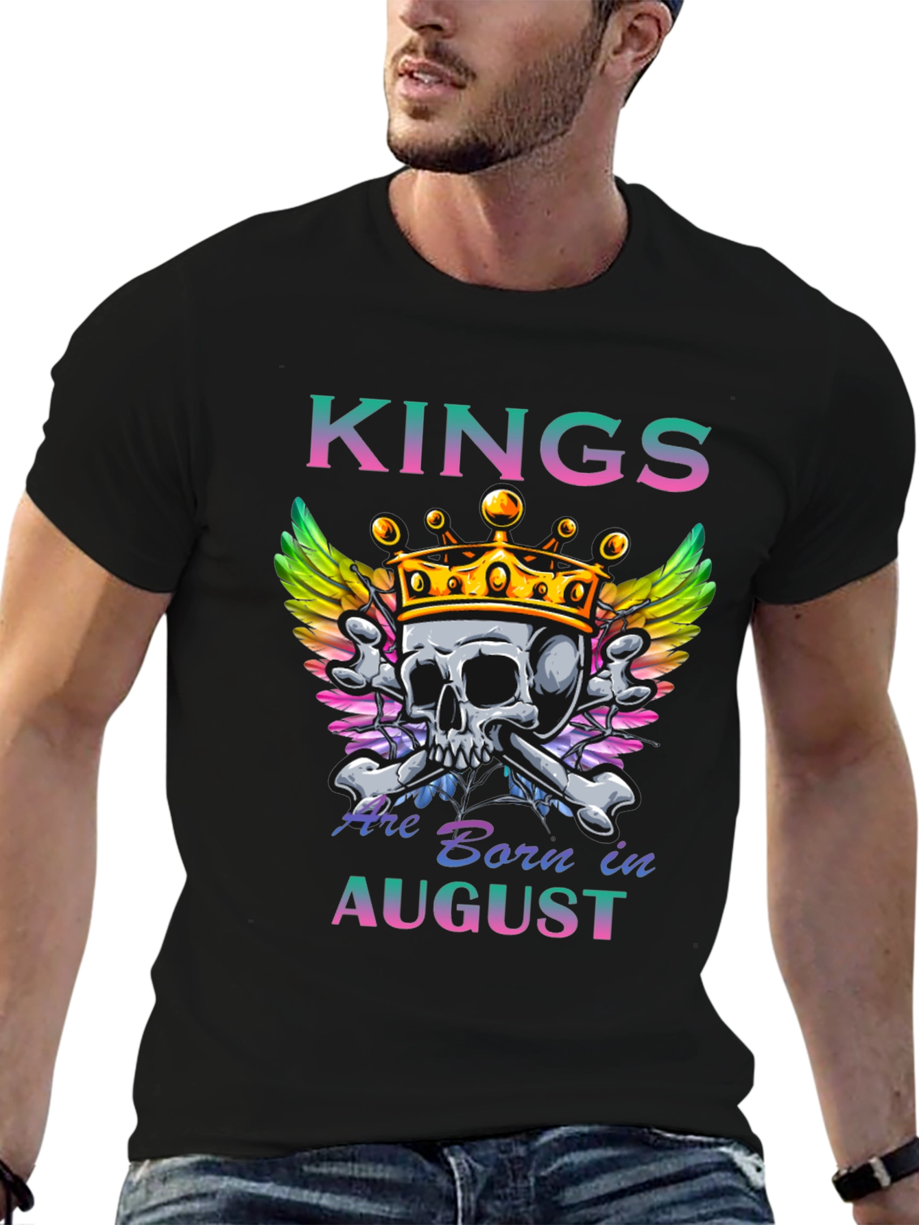 Kings Born in August T-Shirt