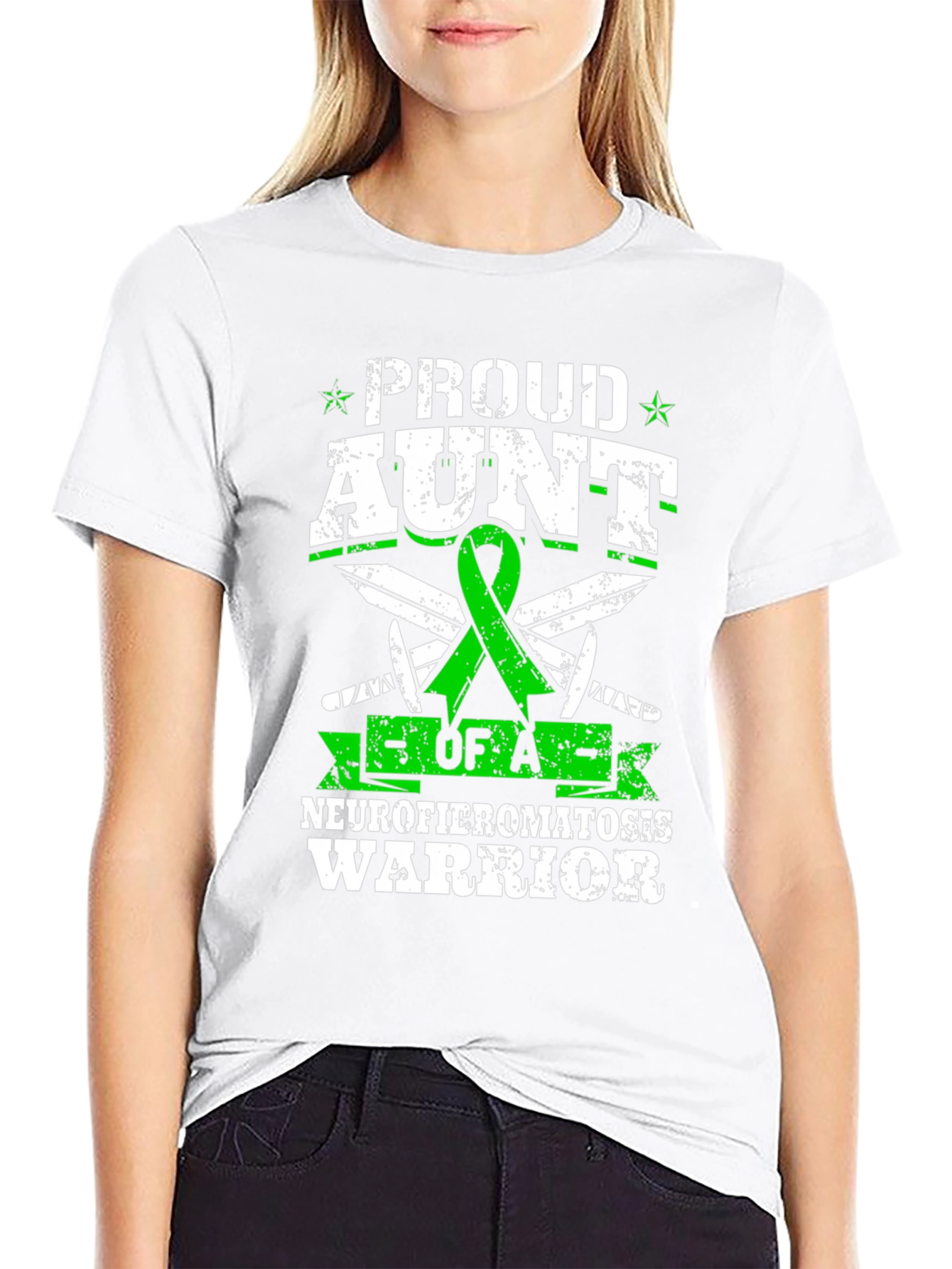 Proud Aunt Neurofibromatosis Warrior T-Shirt