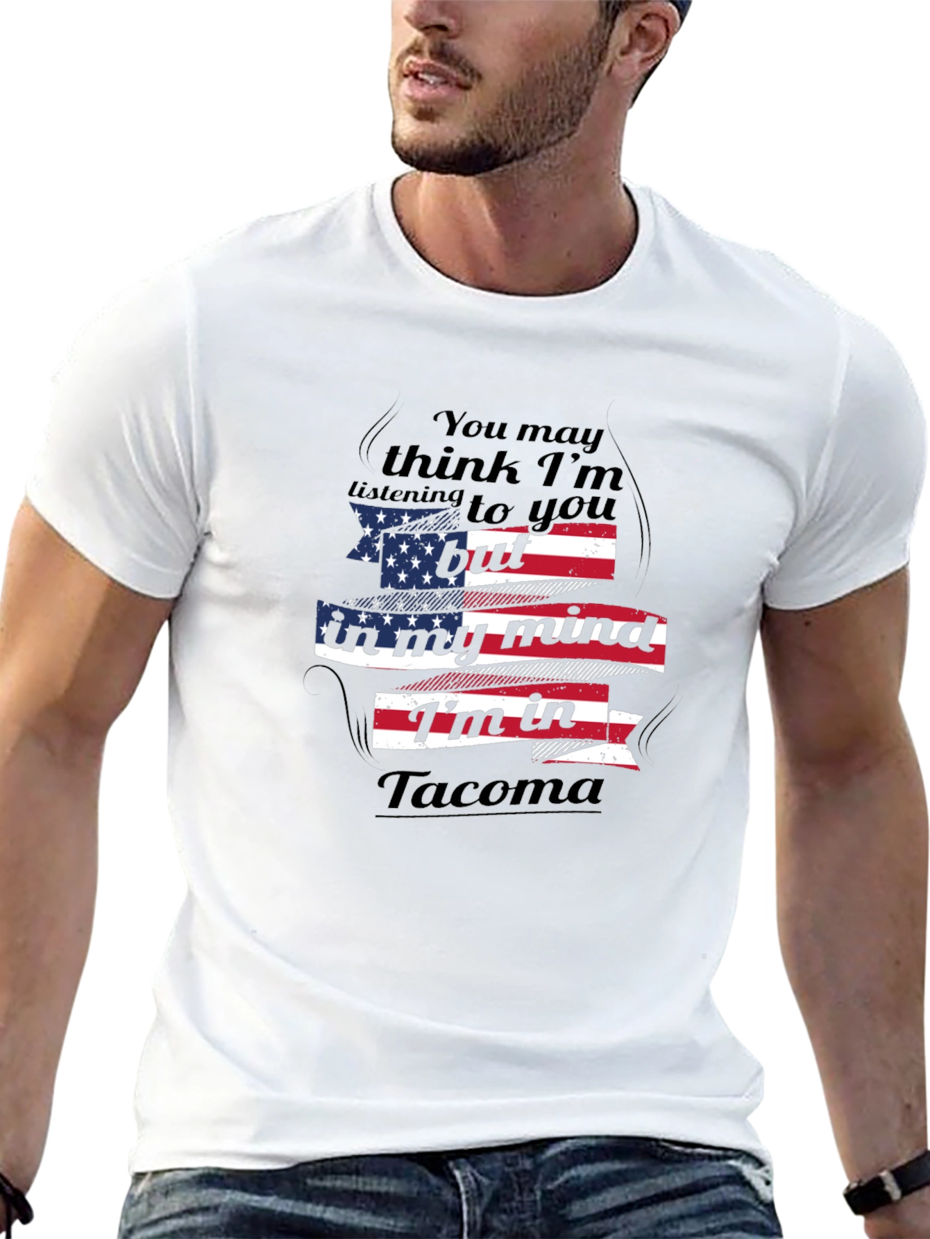 Tacoma Mind USA Flag T-Shirt