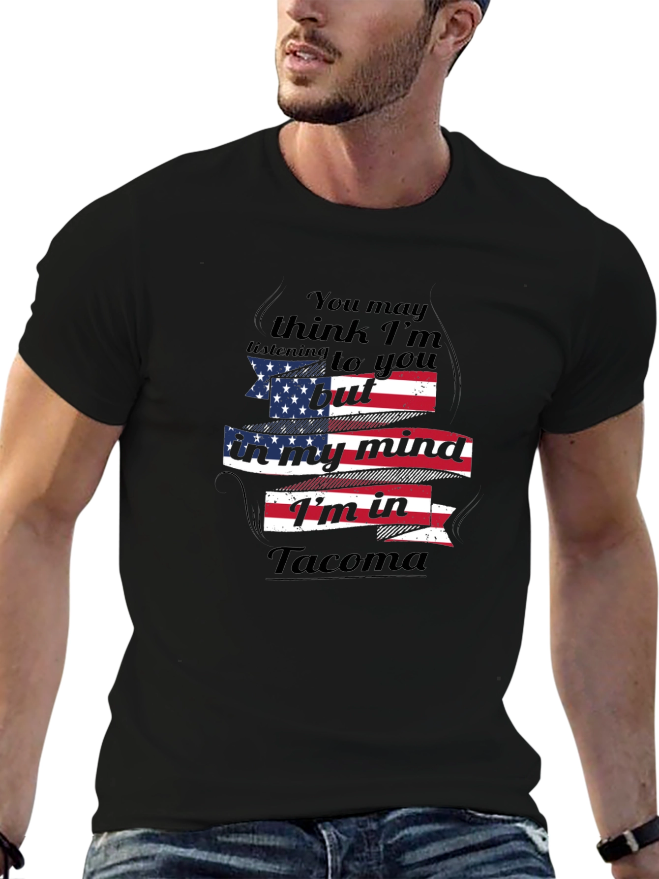 Tacoma Mind USA Flag T-Shirt