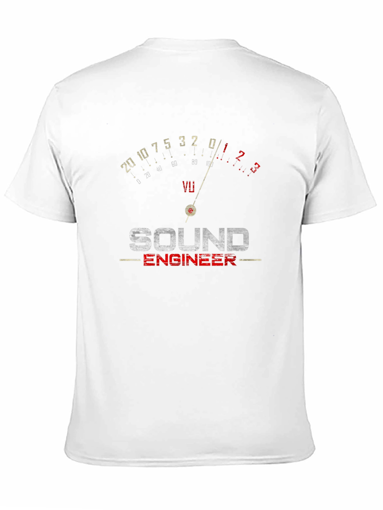 Sound Engineer VU Meter Graphic T-Shirt