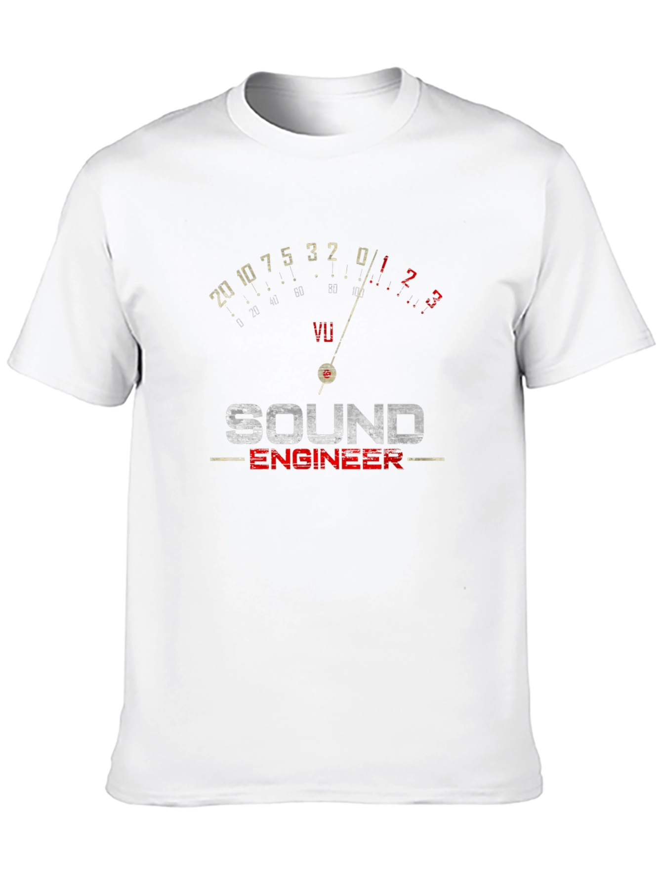 Sound Engineer VU Meter Graphic T-Shirt