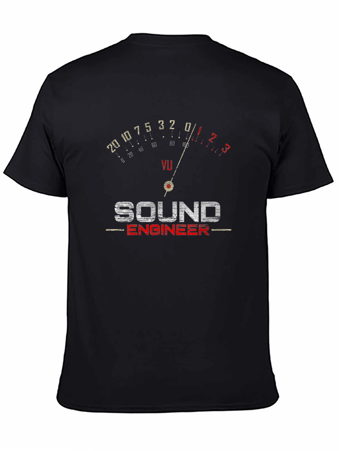 Sound Engineer VU Meter Graphic T-Shirt