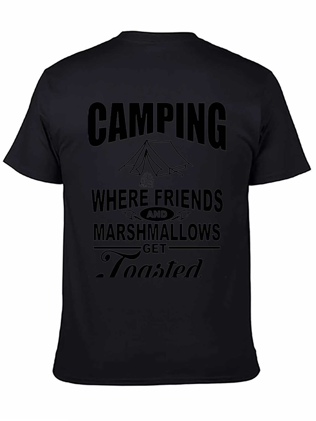 Camping Friends & Marshmallows Graphic Tee