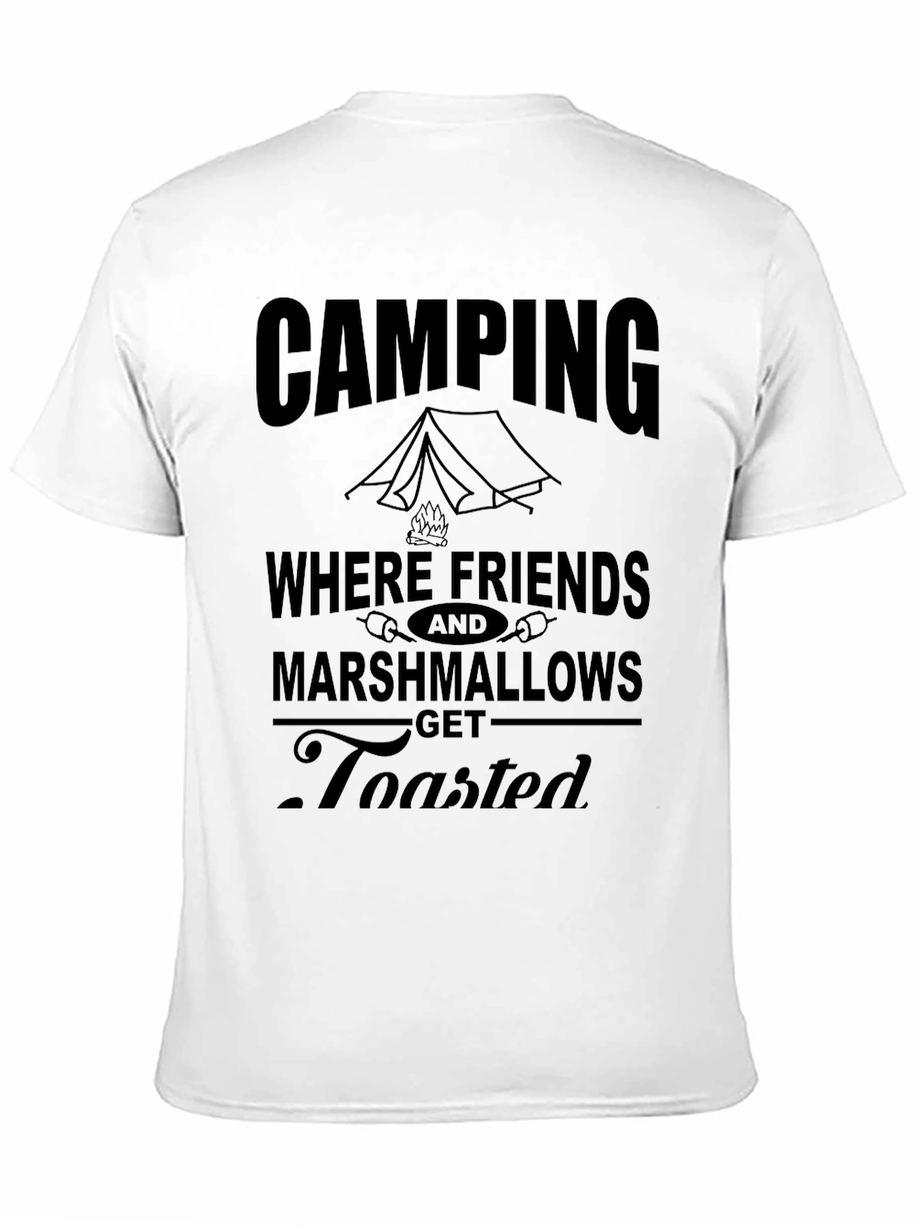 Camping Friends & Marshmallows Graphic Tee