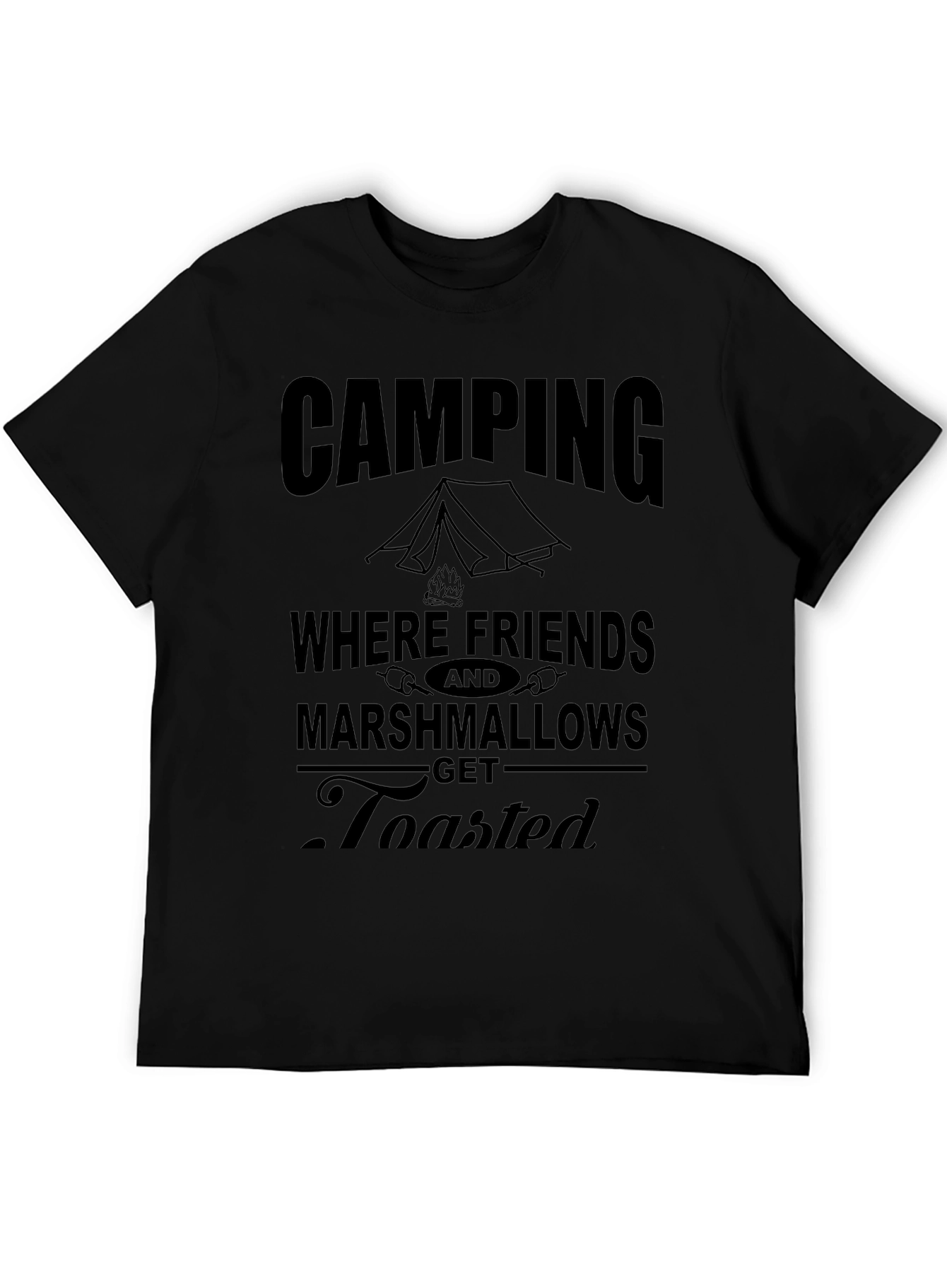 Camping Friends & Marshmallows Graphic Tee