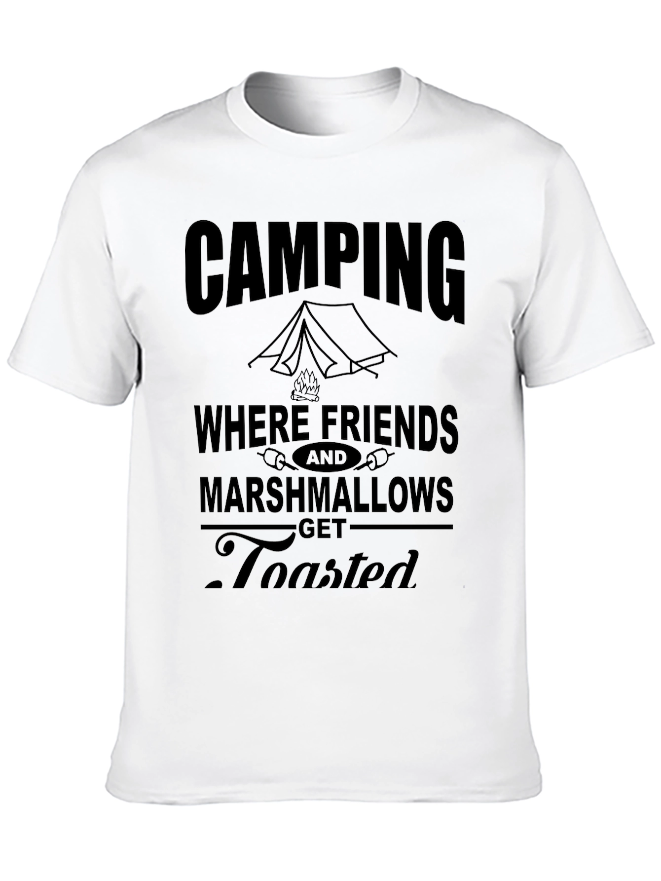 Camping Friends & Marshmallows Graphic Tee