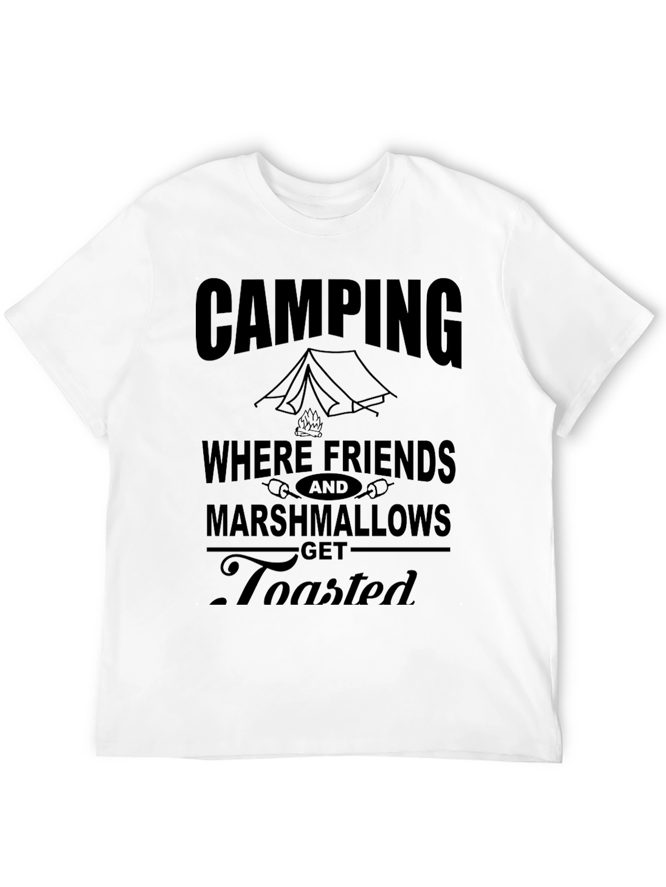 Camping Friends & Marshmallows Graphic Tee