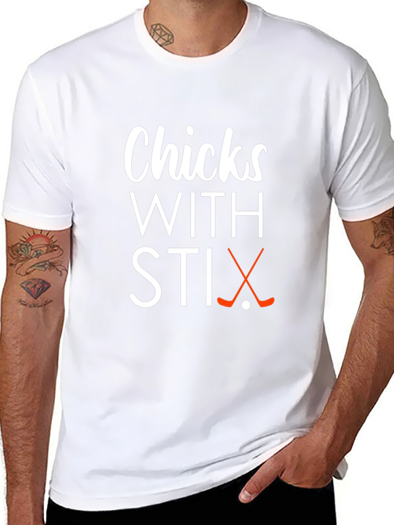 Chicks With Stix Graphic Tee
