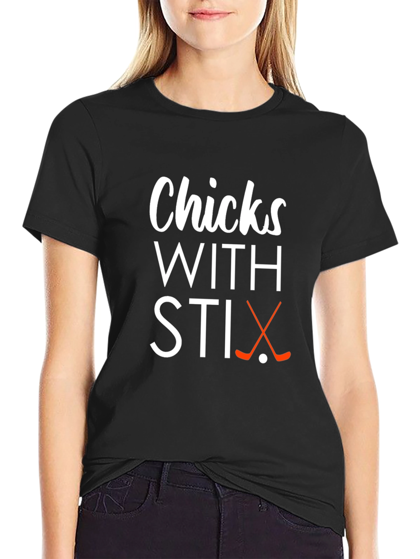 Chicks With Stix Graphic Tee