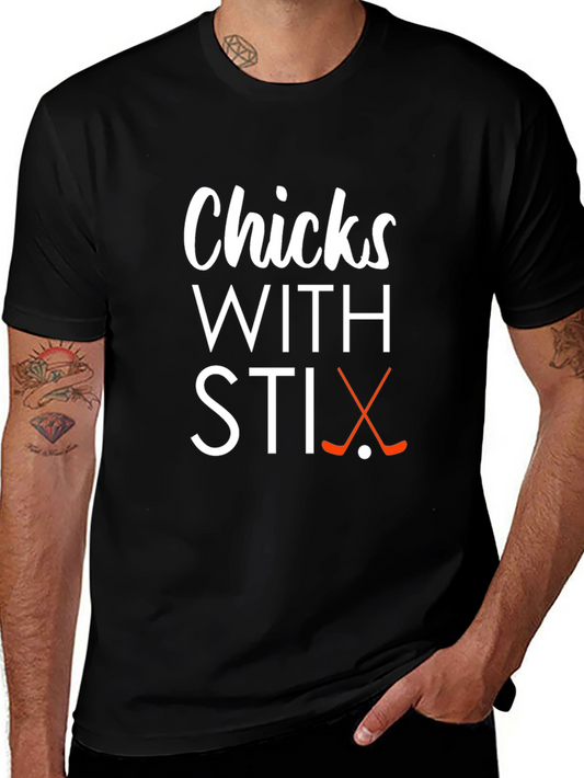 Chicks With Stix Graphic Tee