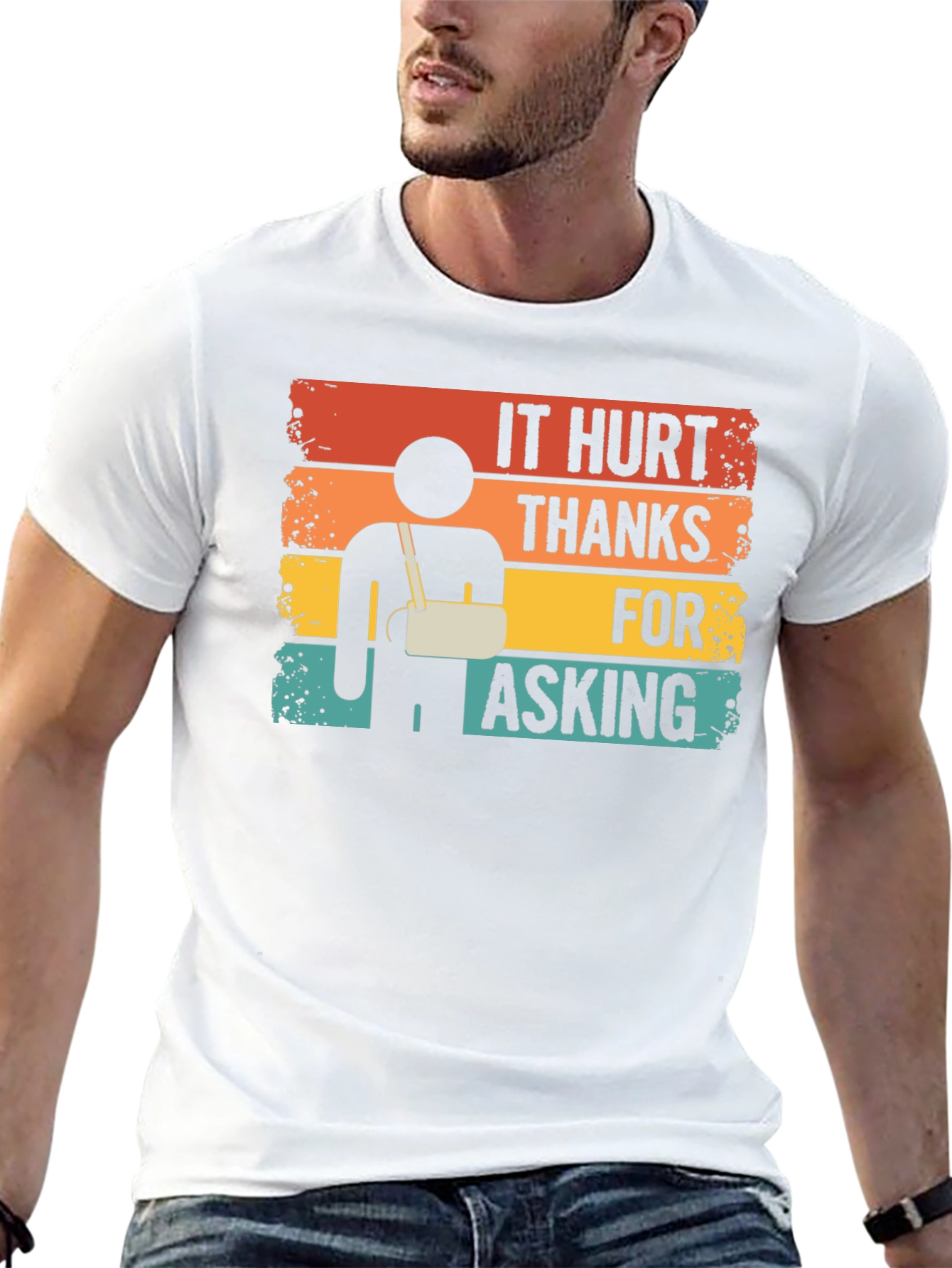 It Hurt Thanks For Asking Funny T-Shirt
