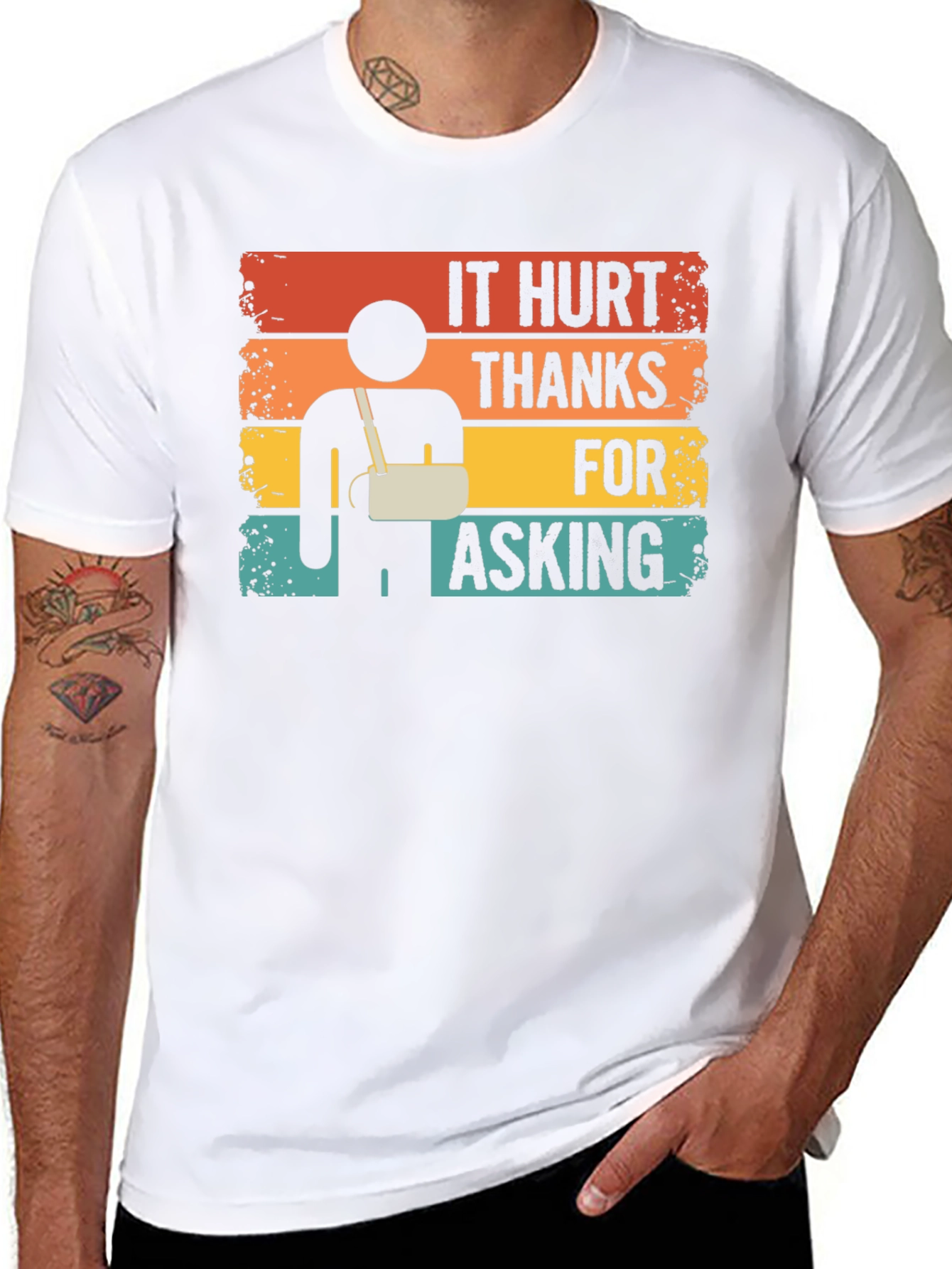 It Hurt Thanks For Asking Funny T-Shirt