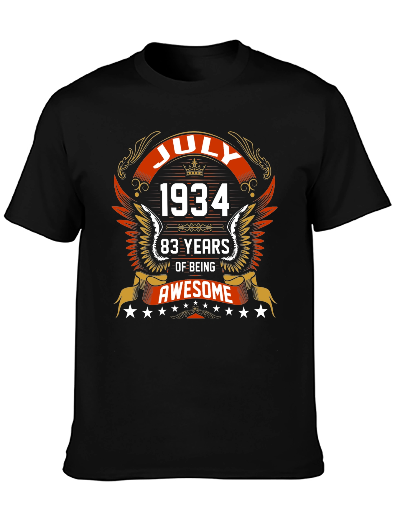 July 1934 Awesome Birthday T-Shirt