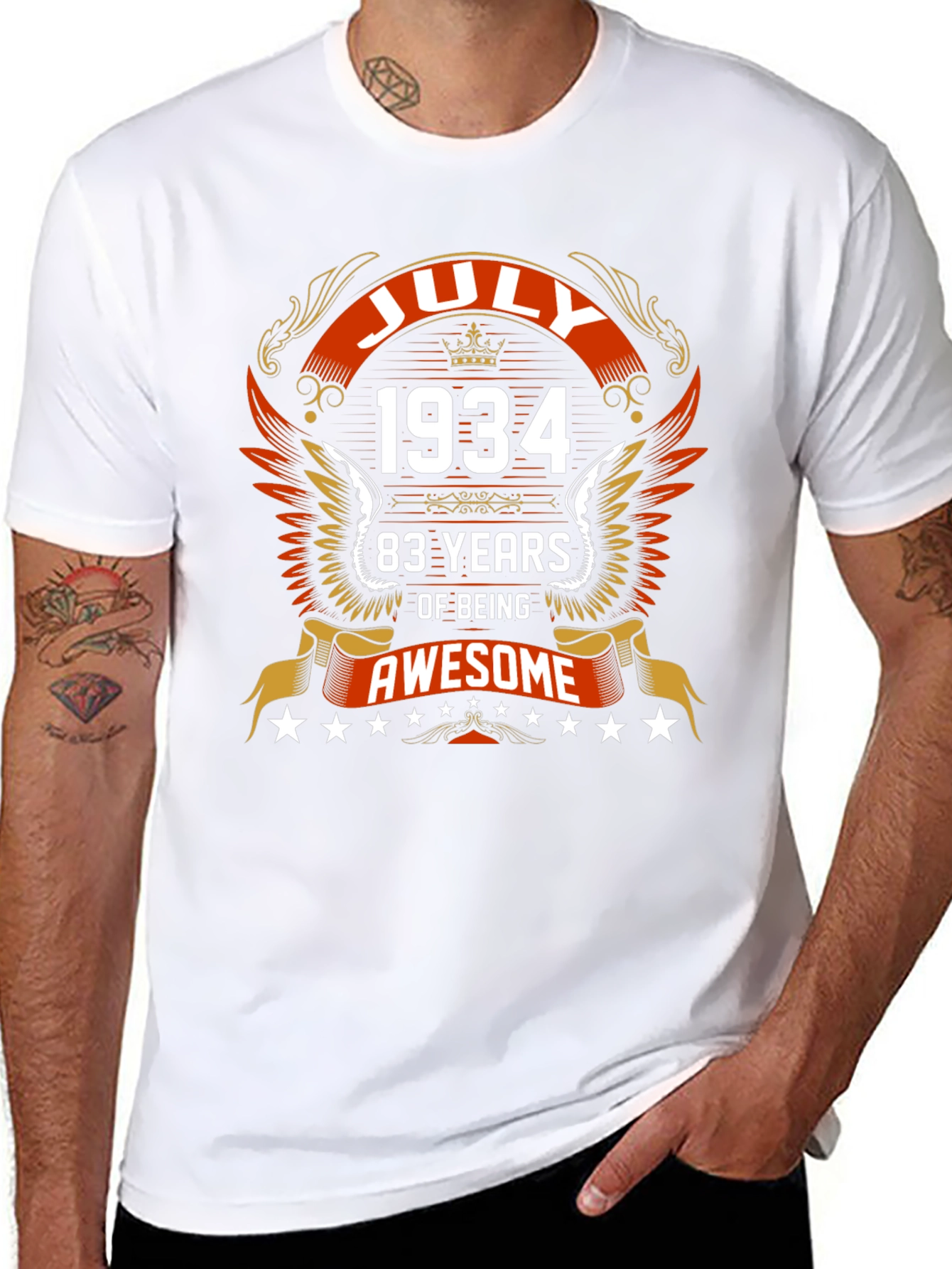 July 1934 Awesome Birthday T-Shirt