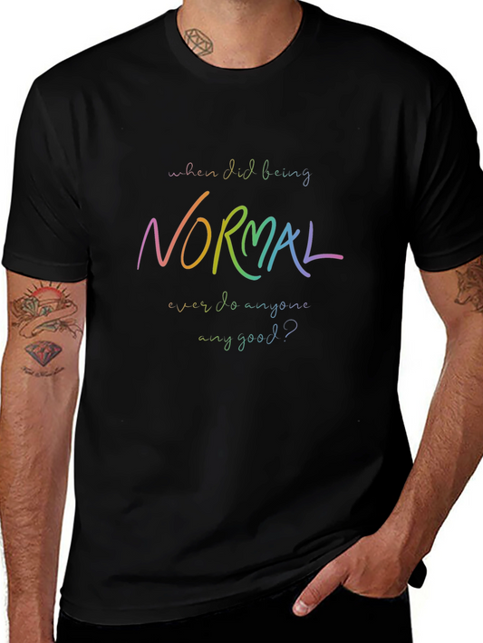 Be Yourself: Rainbow Normal Graphic Tee