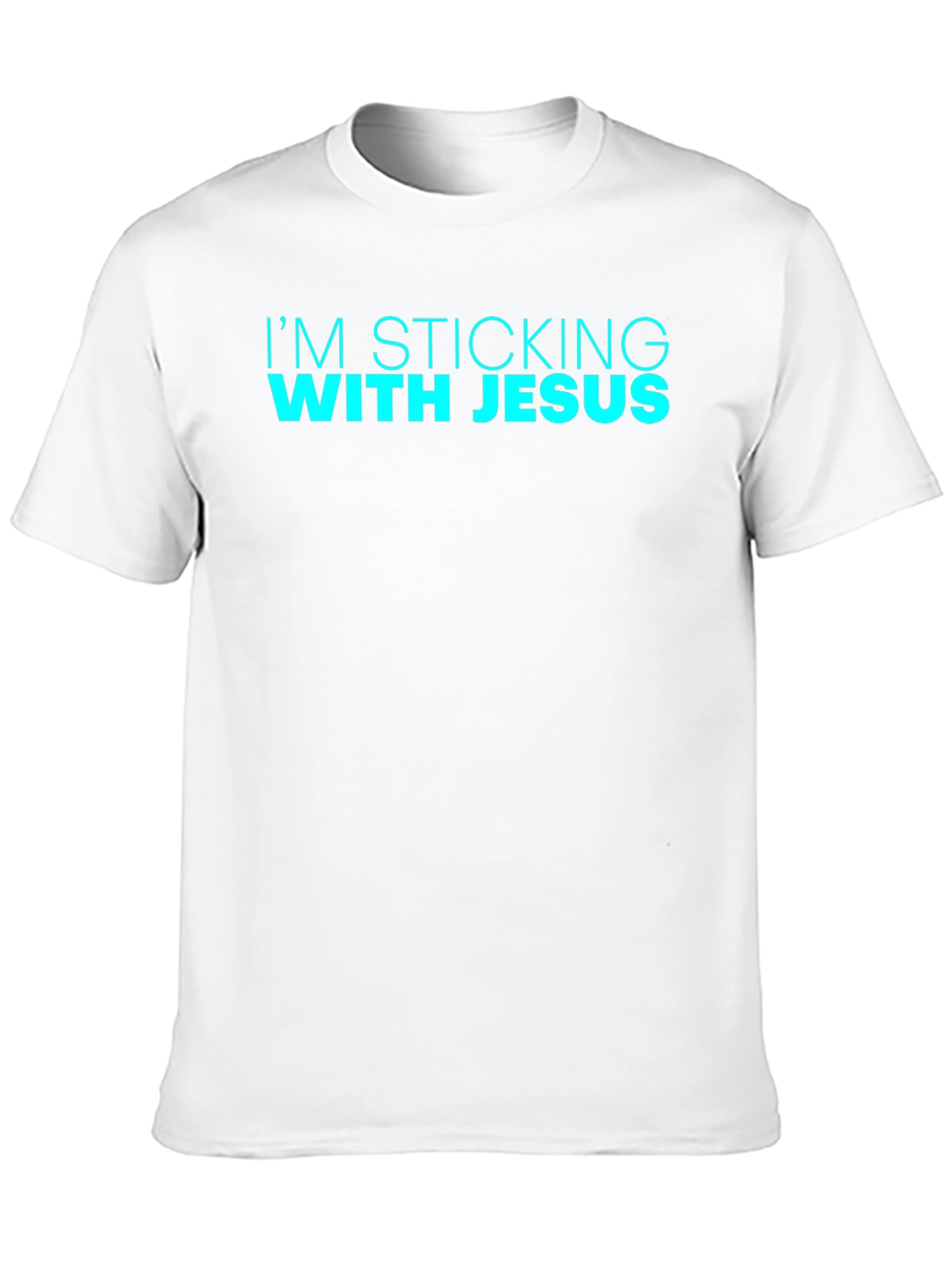 Im Sticking with Jesus Black T-Shirt