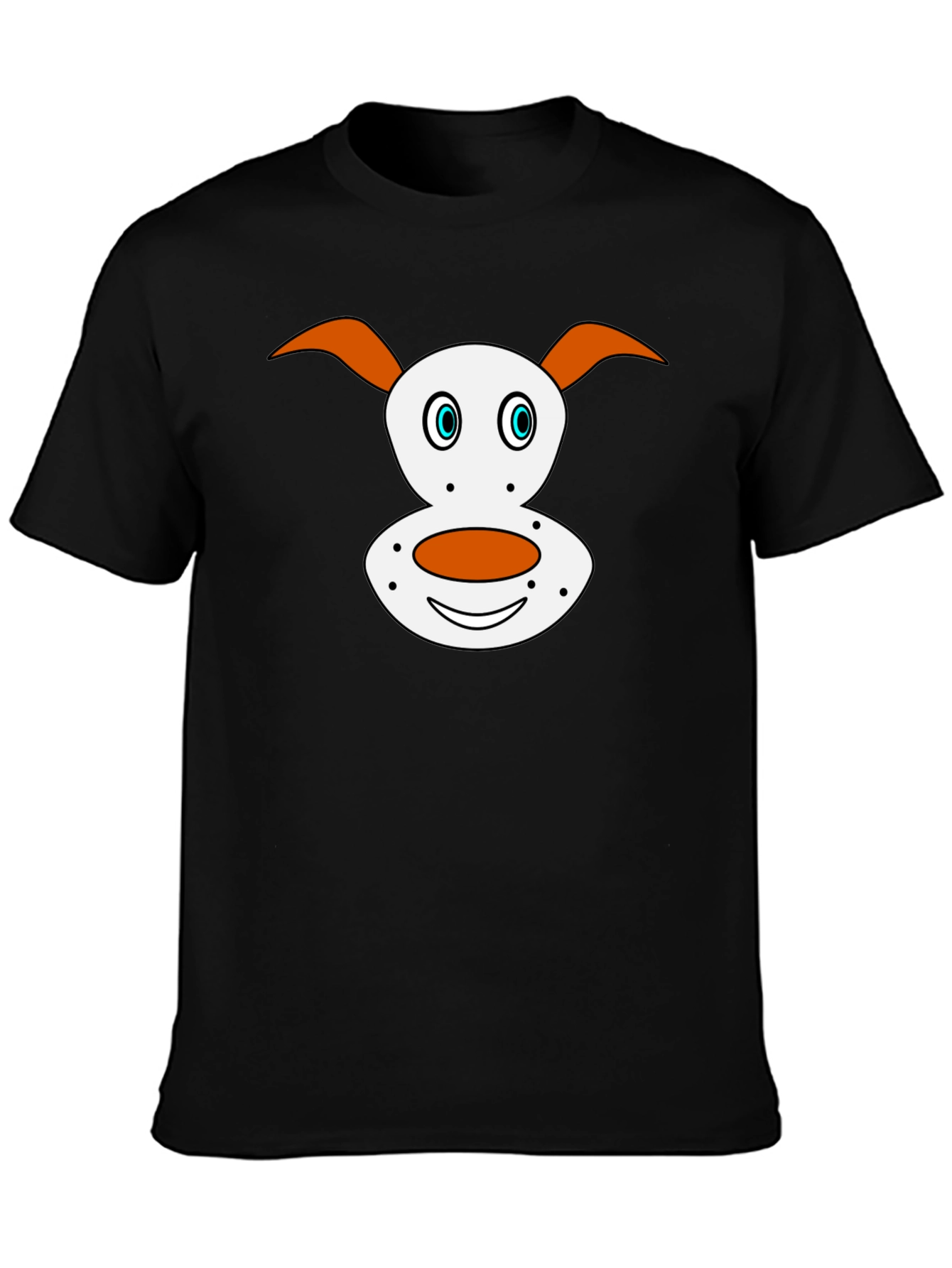 Cartoon Dog Face T-Shirt | Cute Dog Graphic Tee | Funny Dog Lover Shirt | Dog Lover Gift | Free Shipping $50+