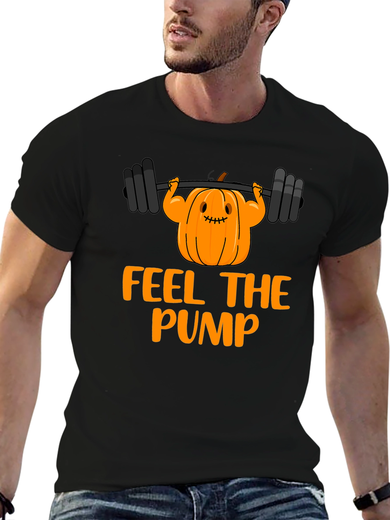 Feel the Pump Halloween Gym T-Shirt