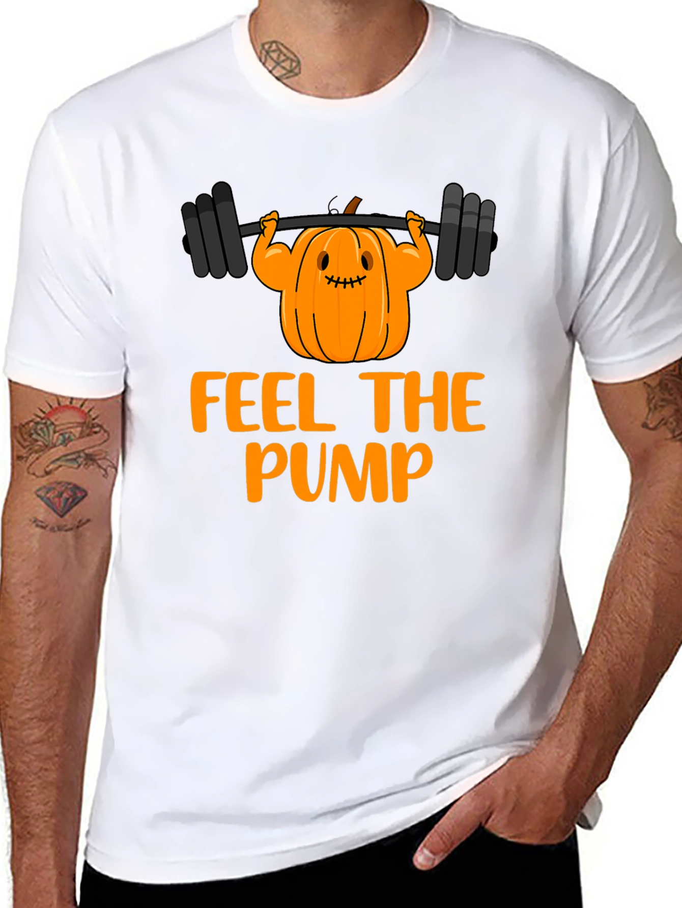 Feel the Pump Halloween Gym T-Shirt
