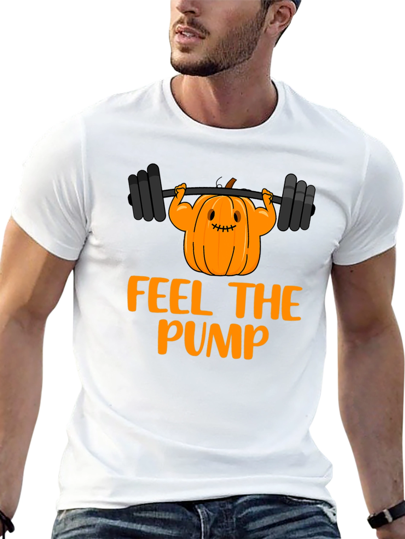 Feel the Pump Halloween Gym T-Shirt