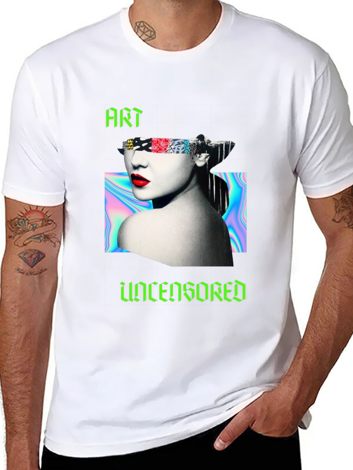 Edgy Art Uncensored Graphic Tee - Unisex