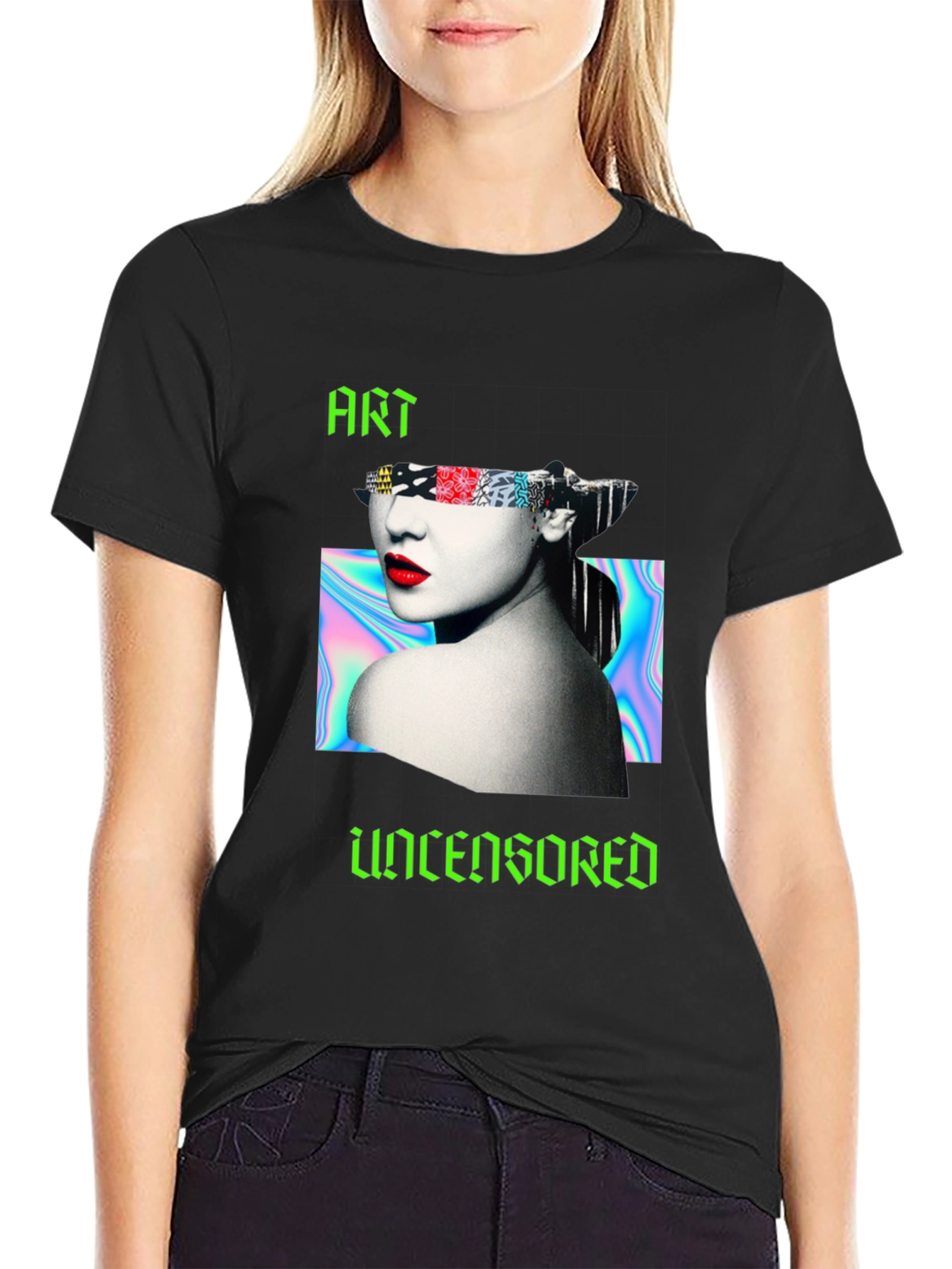 Edgy Art Uncensored Graphic Tee - Unisex