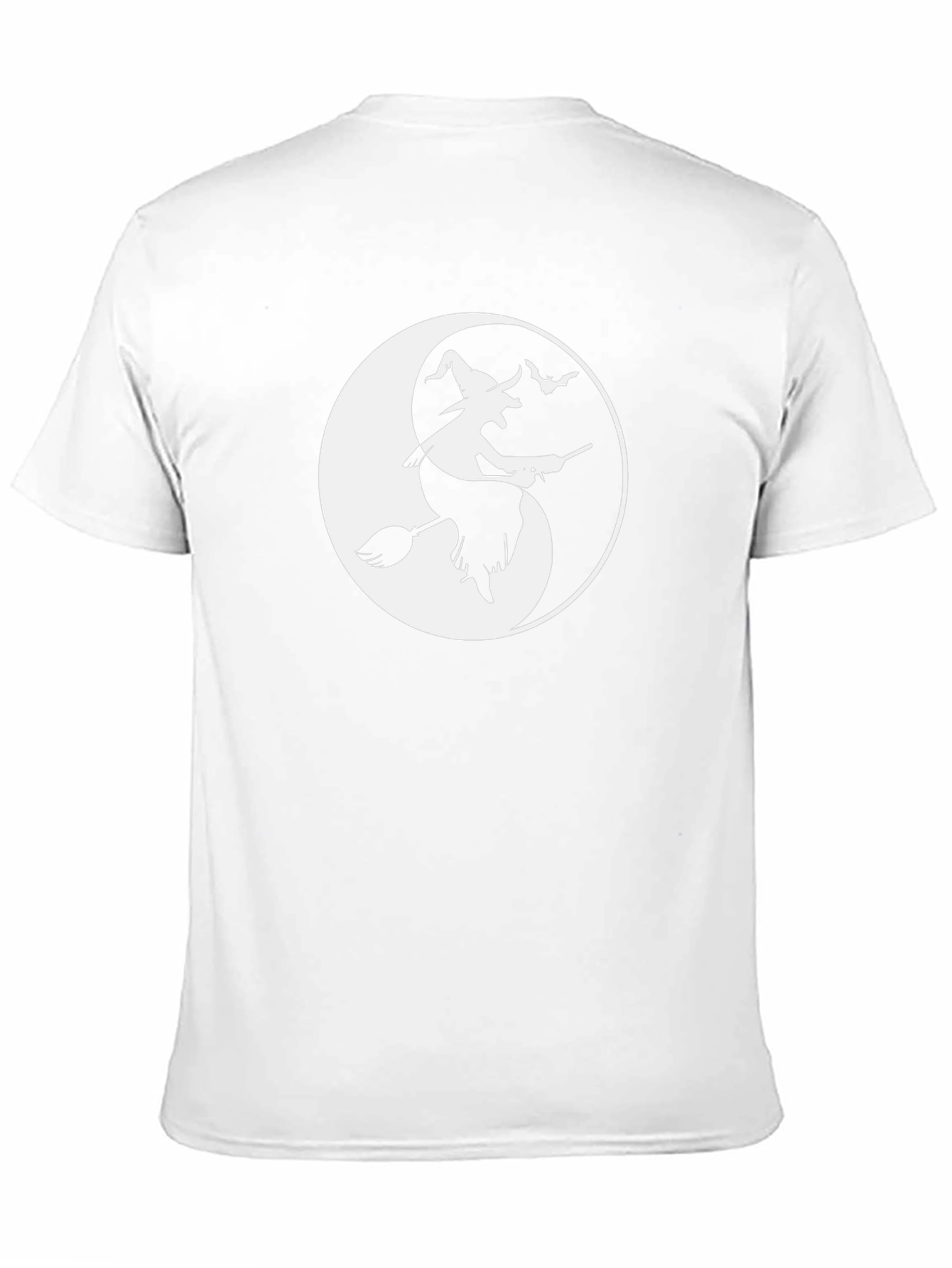 Witch Yin Yang Graphic Tee - Halloween Shirt