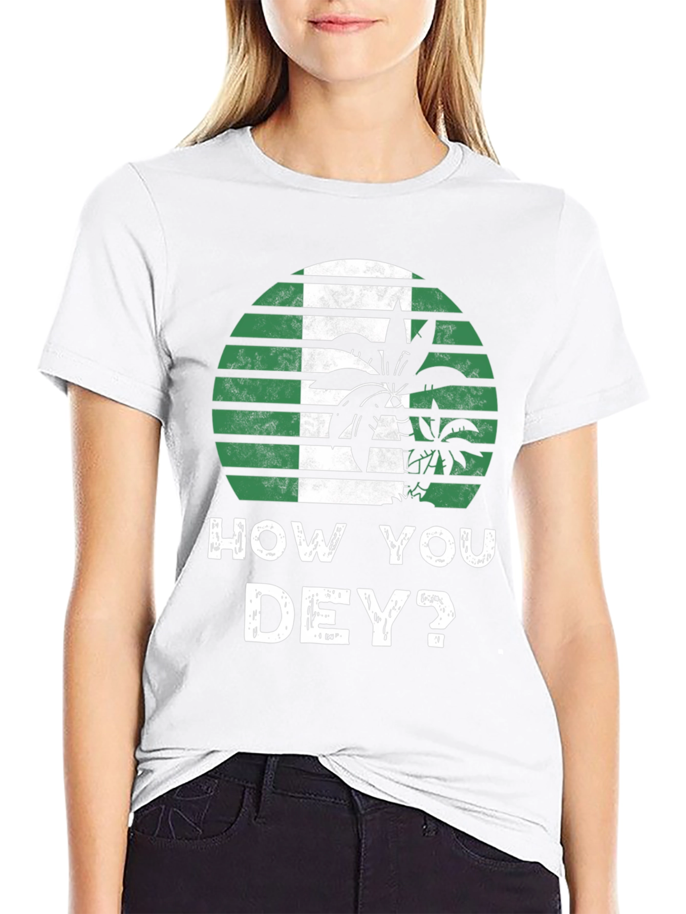 How You Dey? Nigeria Flag T-Shirt
