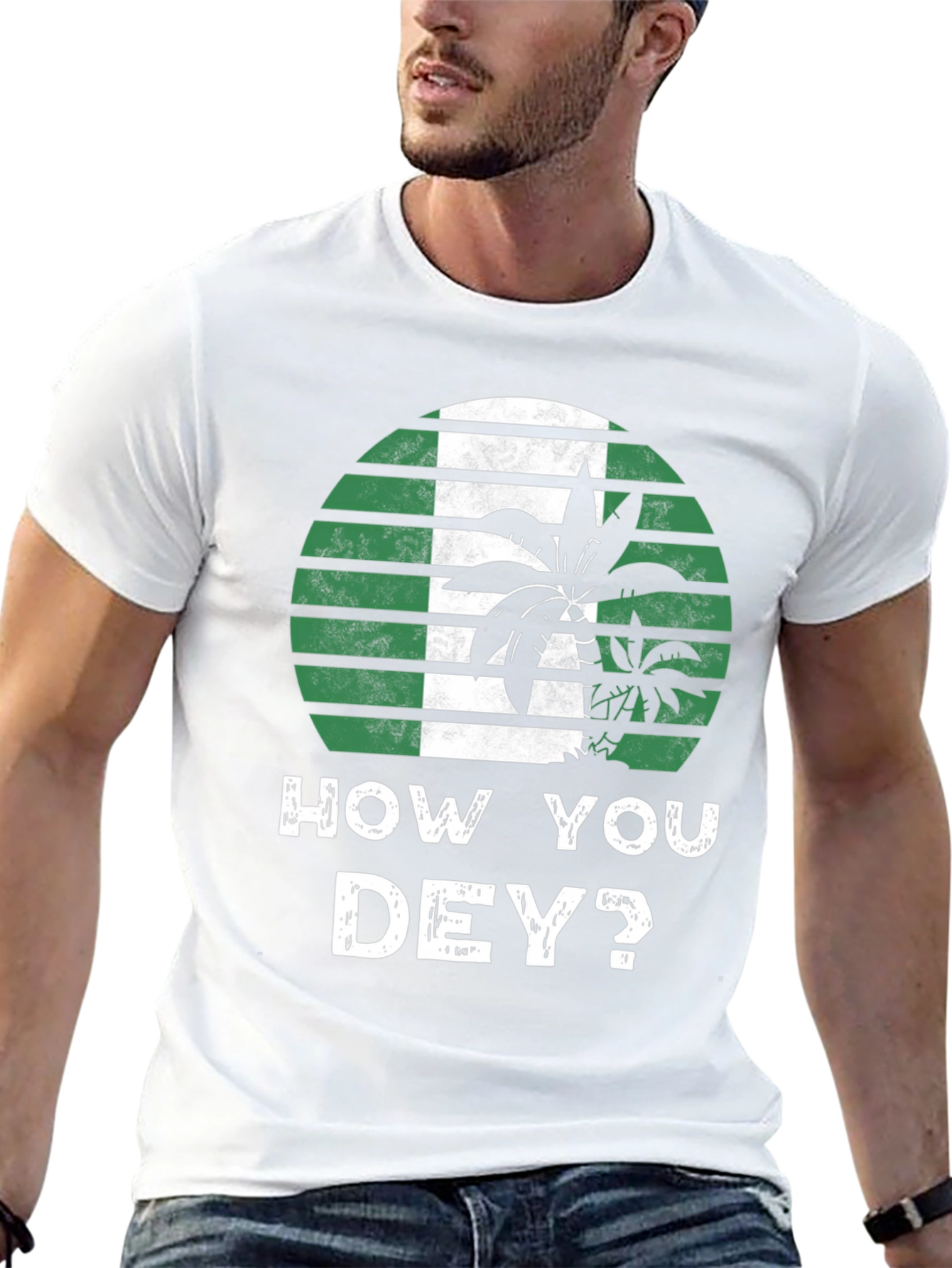 How You Dey? Nigeria Flag T-Shirt