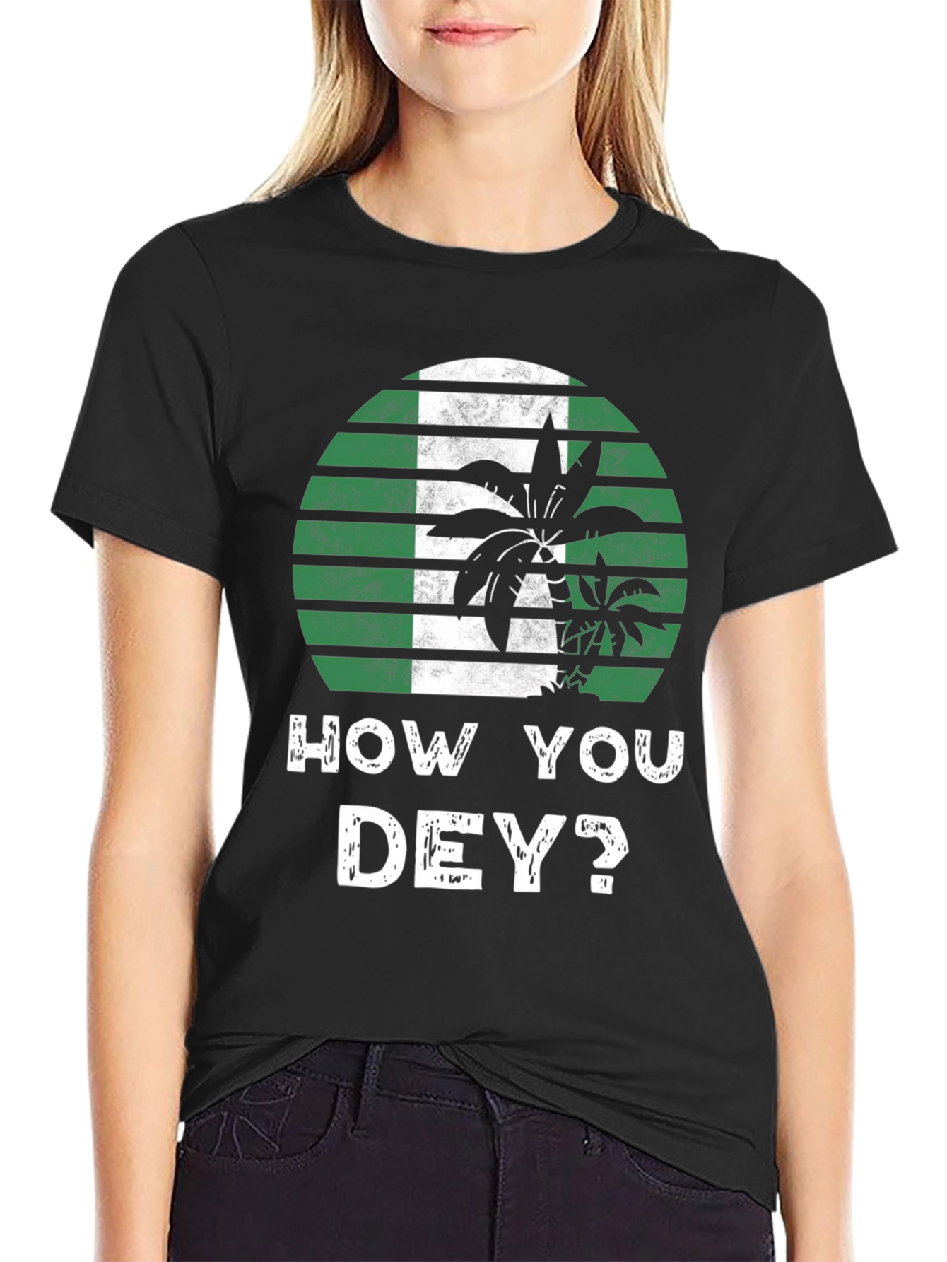 How You Dey? Nigeria Flag T-Shirt