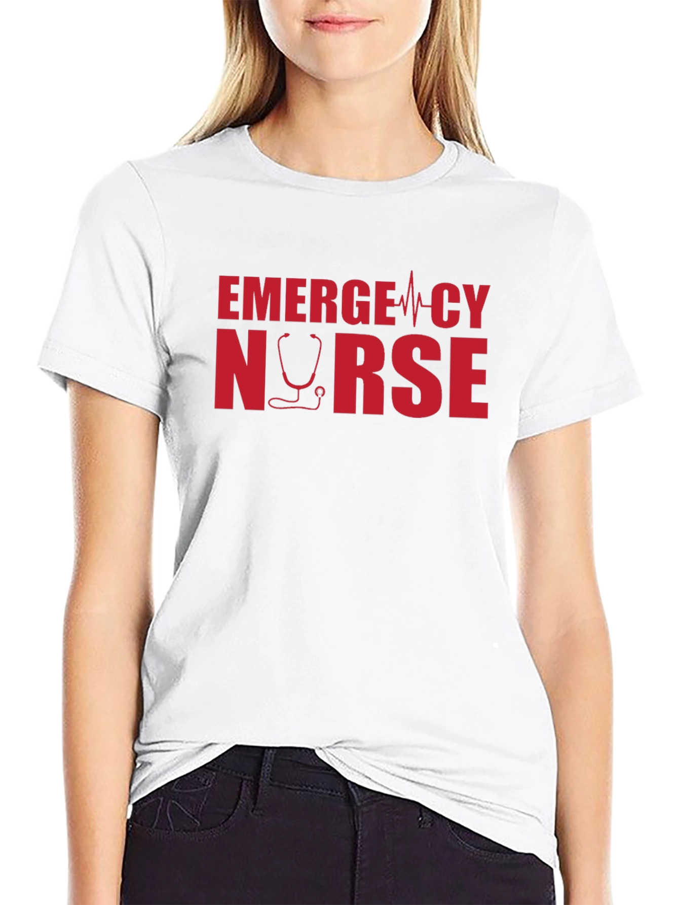 Emergency Nurse Graphic Tee - Medical Hero T-Shirt