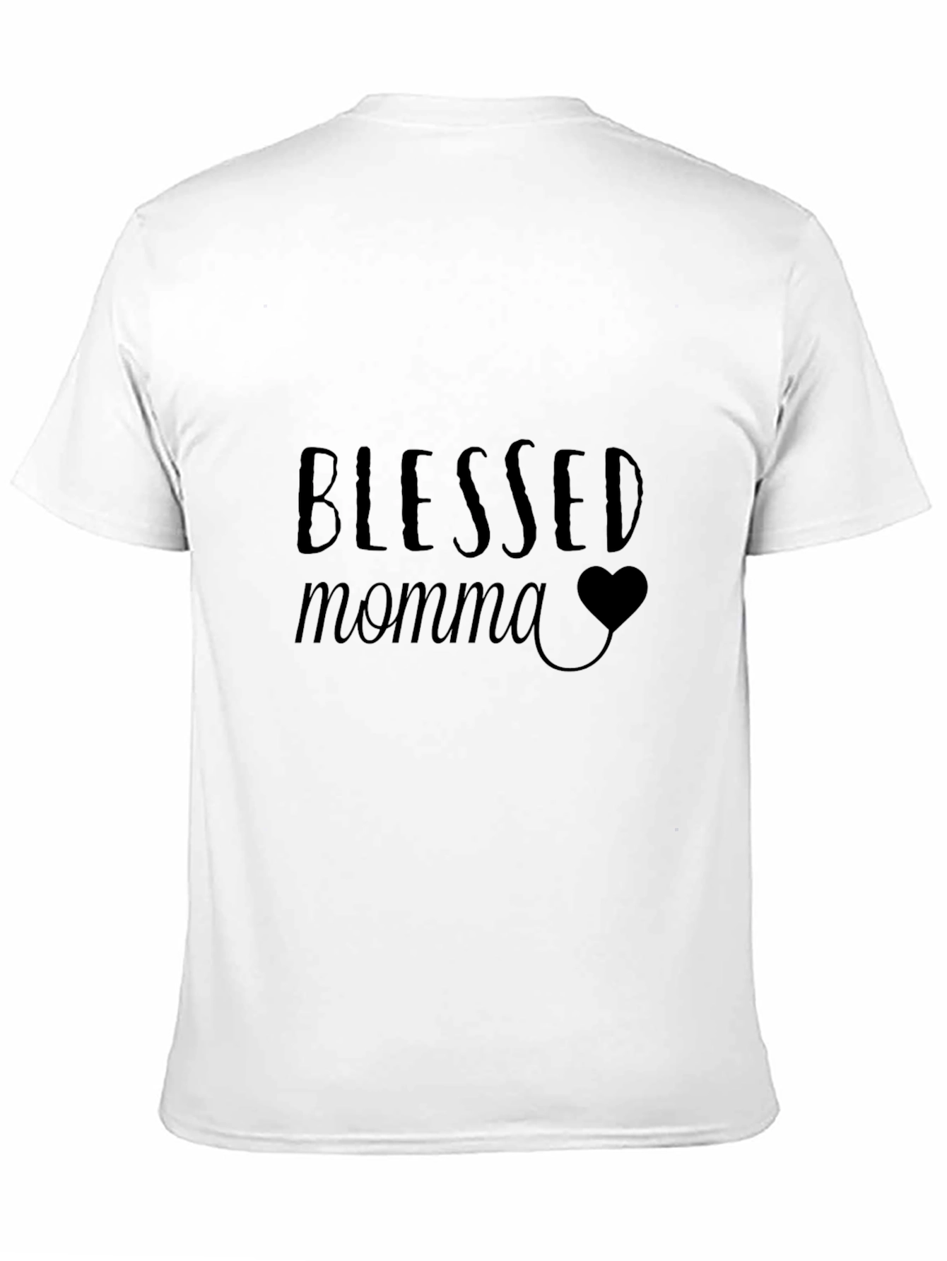 Blessed Momma Black T-Shirt