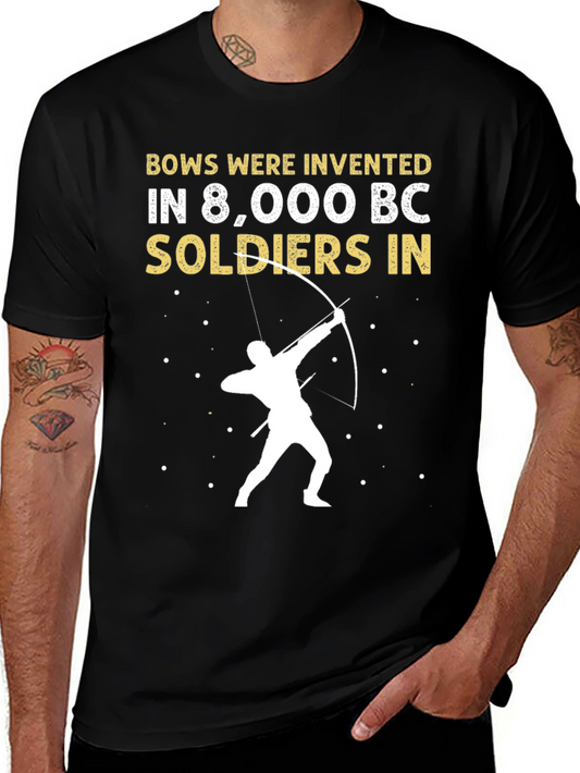 Archery History T-Shirt - Bows Invented in 8000 BC