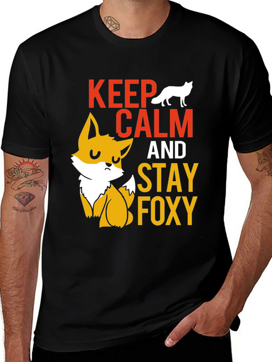 Keep Calm & Stay Foxy T-Shirt