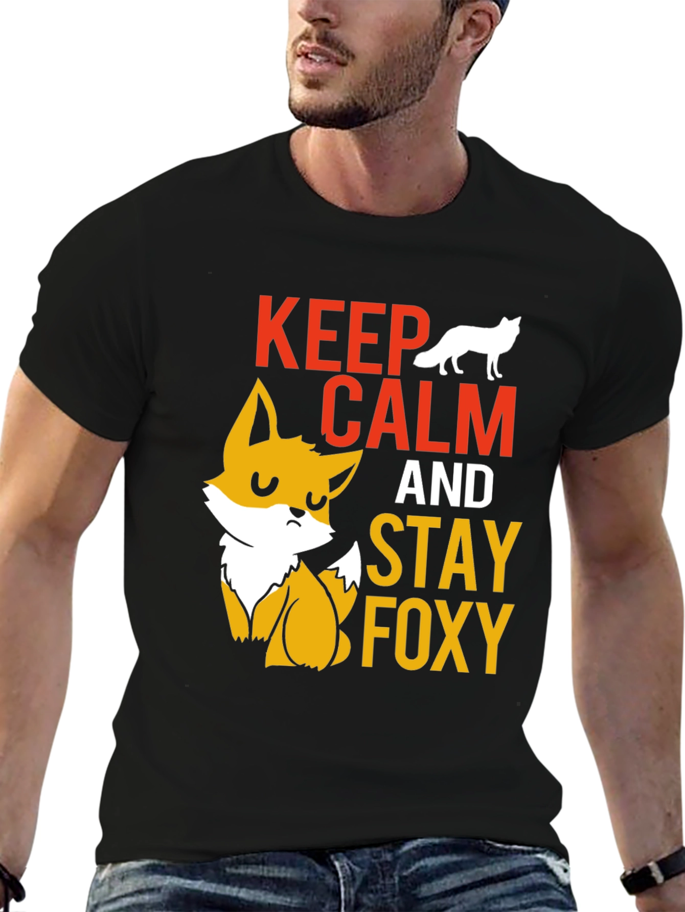 Keep Calm & Stay Foxy T-Shirt