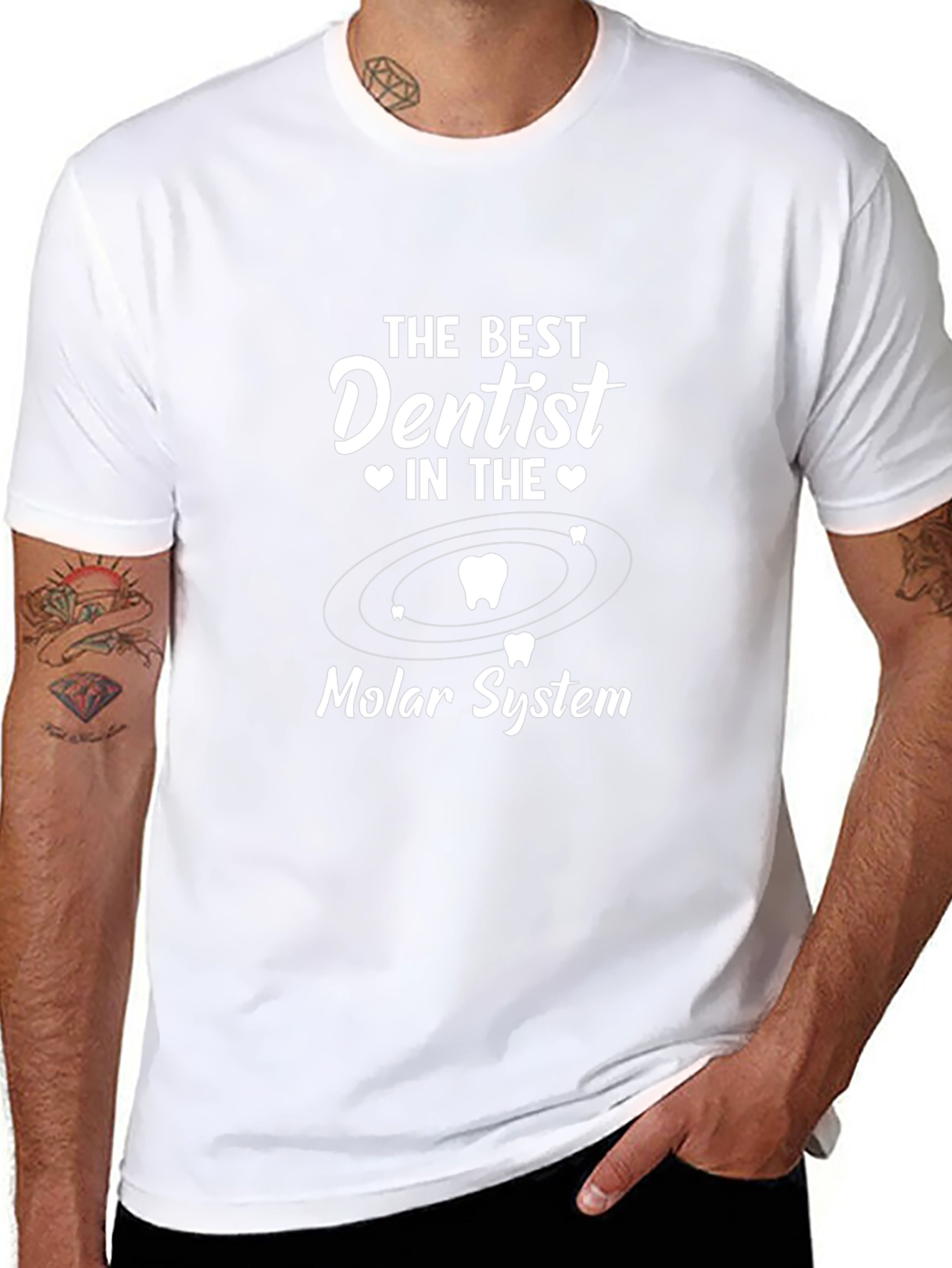 Best Dentist Molar System T-Shirt - Dental Humor