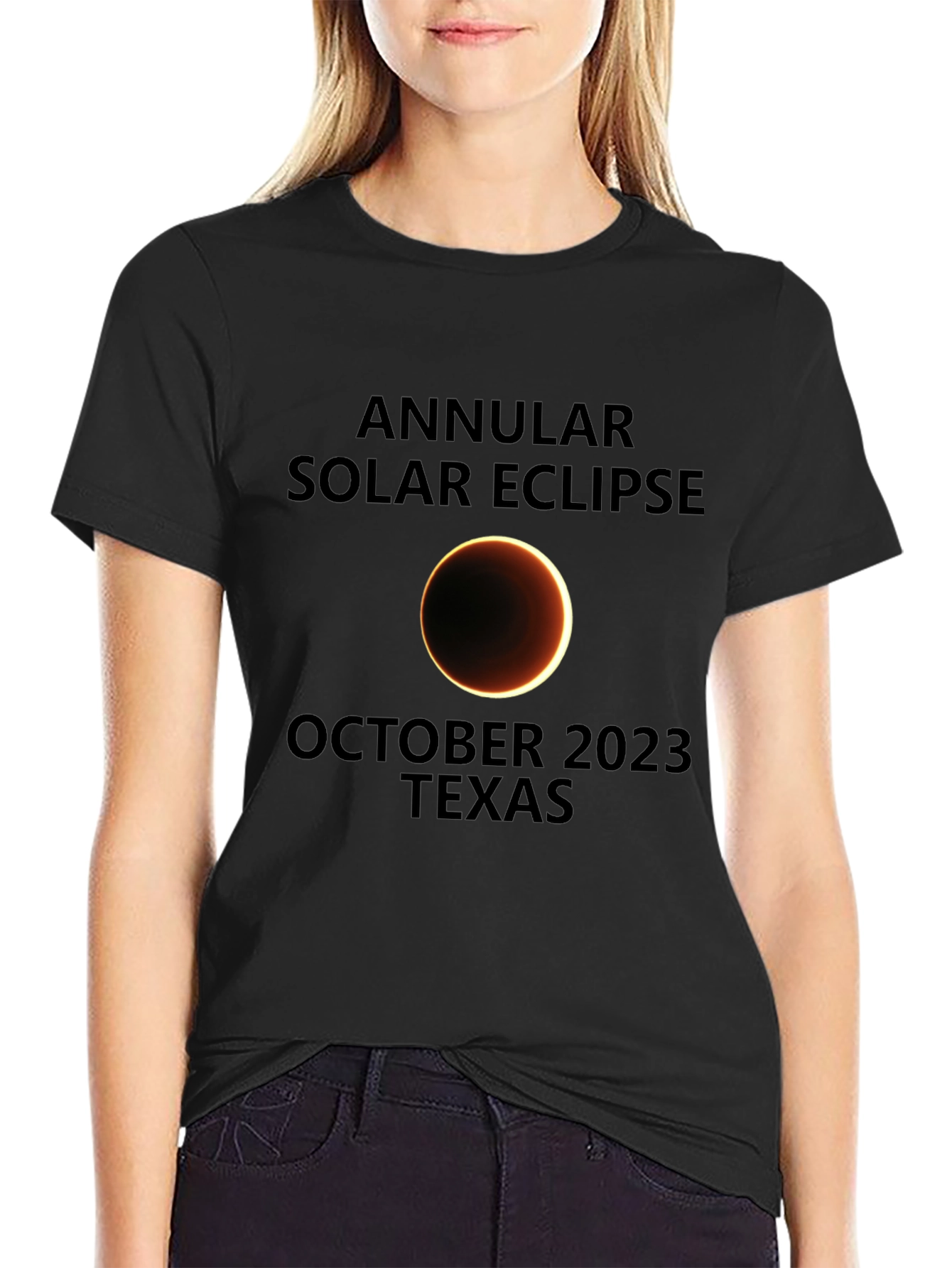 Annular Solar Eclipse October 2023 Texas T-Shirt