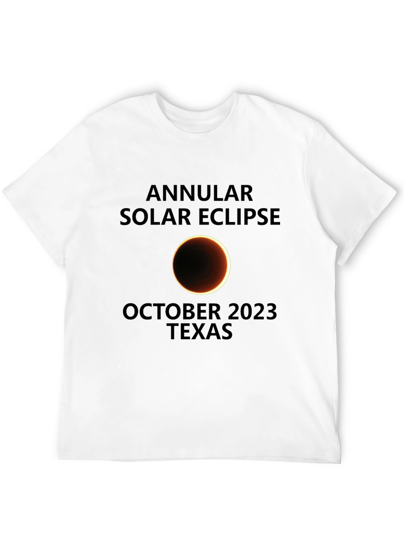 Annular Solar Eclipse October 2023 Texas T-Shirt