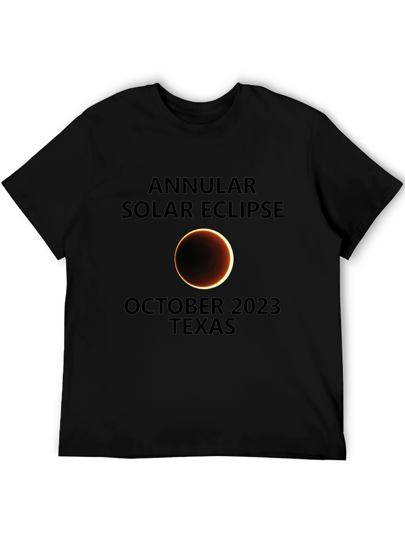 Annular Solar Eclipse October 2023 Texas T-Shirt